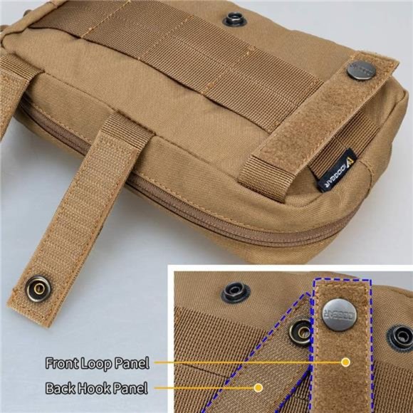 MOLLE Pouch Admin Dump Tactical Pouches Sub Abdominal Drop Carrying Kit EDC Bag - Picture 2 of 6